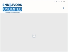 Tablet Screenshot of endeavorsunlimited.org